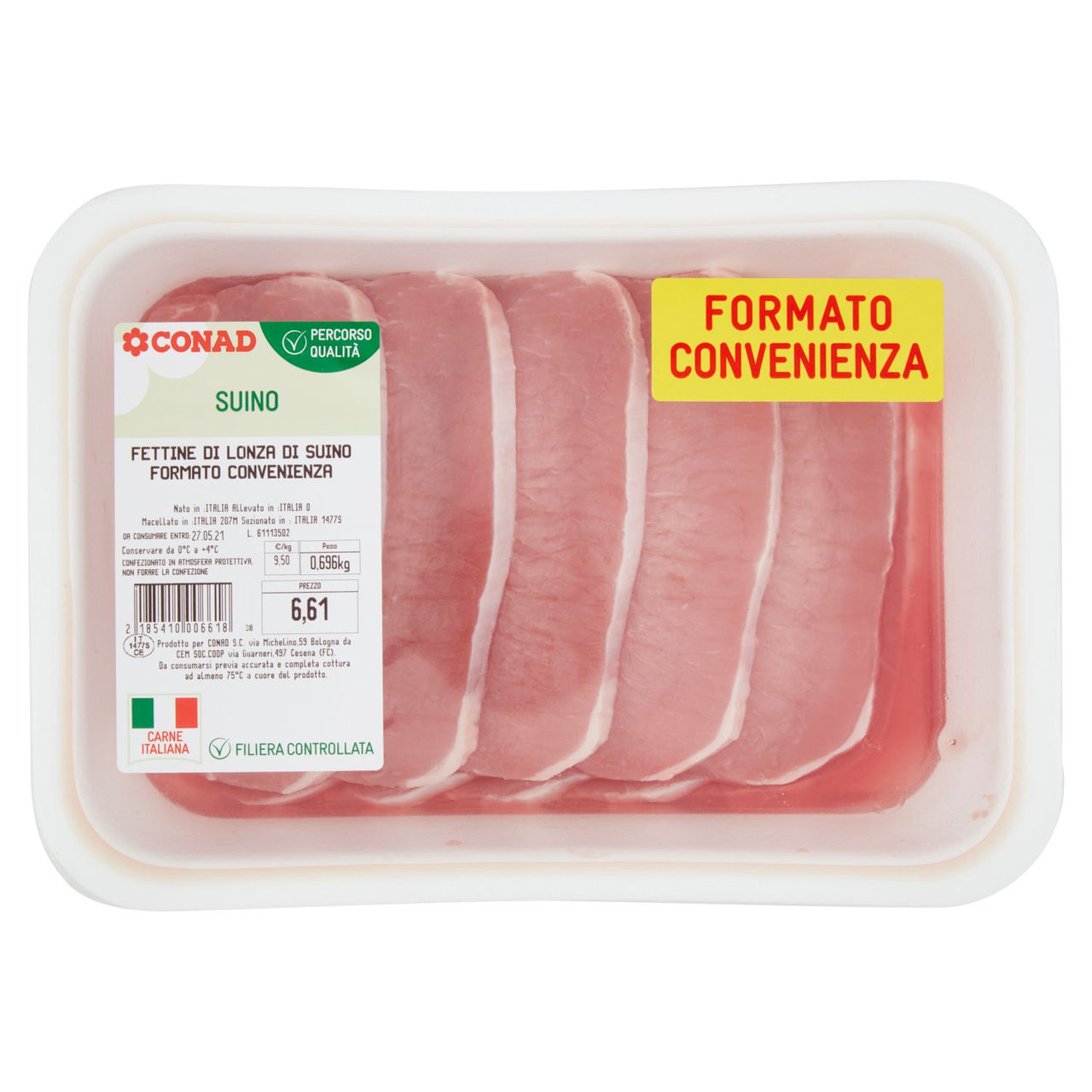 Fettine di Lonza di Suino Formato Convenienza Conad online