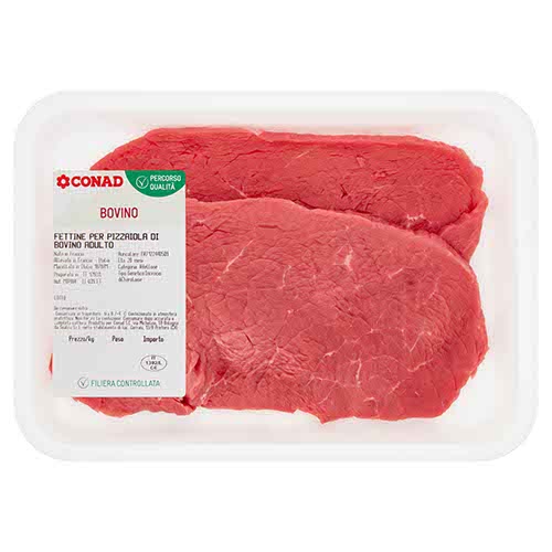CONAD Percorso Qualità Fettine per Pizzaiola di Bovino Adulto