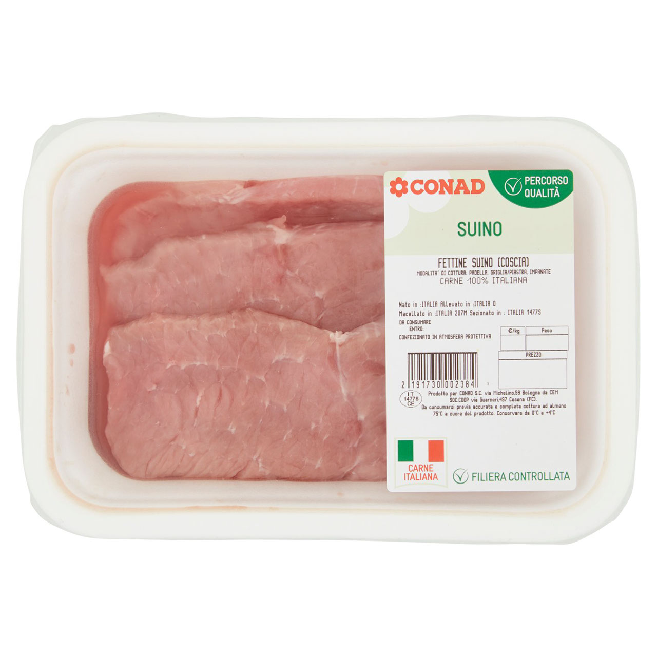 CONAD Percorso Qualità Fettine Suino (Coscia)