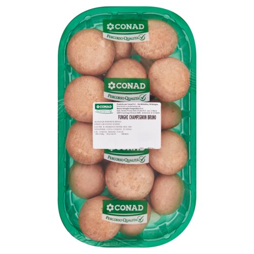 CONAD PERCORSO QUALITÀ Funghi Champignon Bruno Italia cal. fiorone