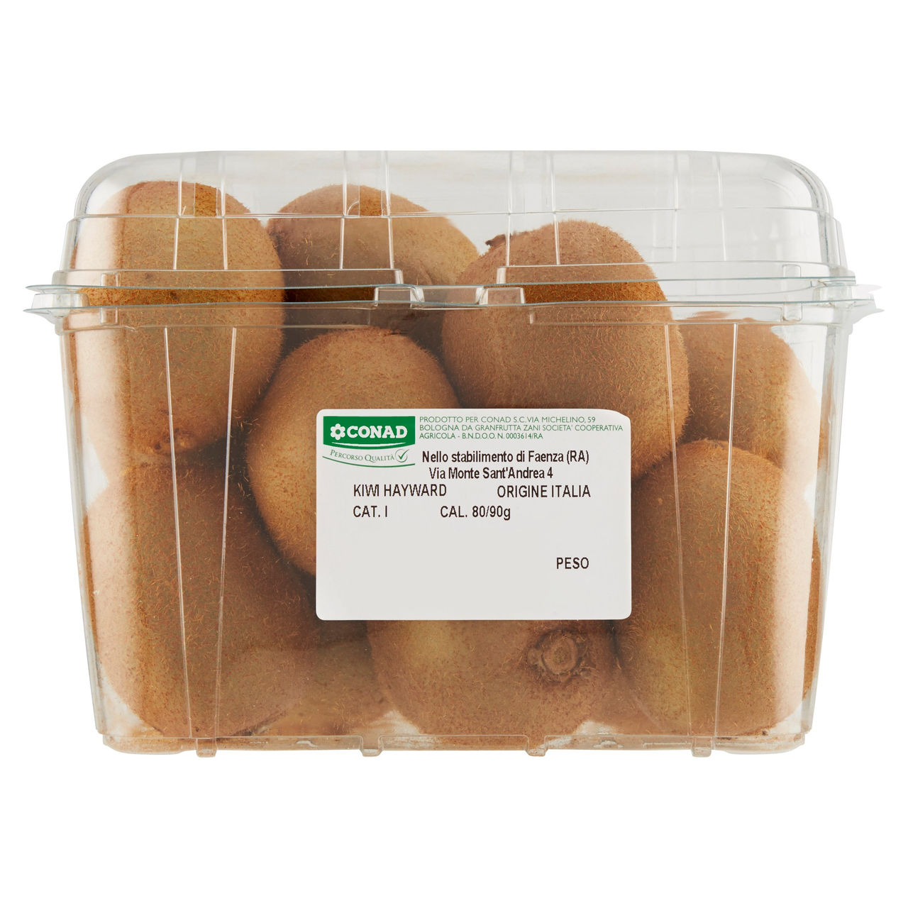 CONAD Percorso Qualità Kiwi Hayward Italia cal. 80/90 1000 g