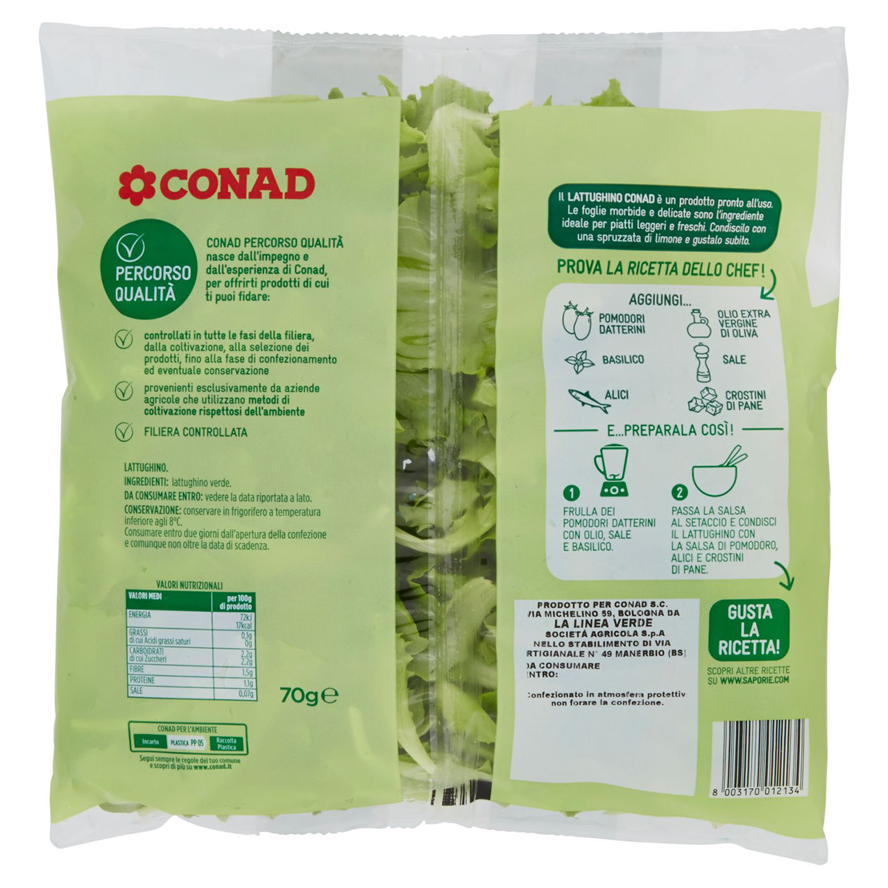 Lattughino 70 g Percorso Qualità Conad