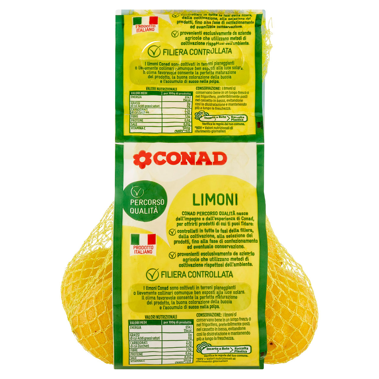 CONAD Percorso Qualità Limoni Italia Cal. 5 500 g