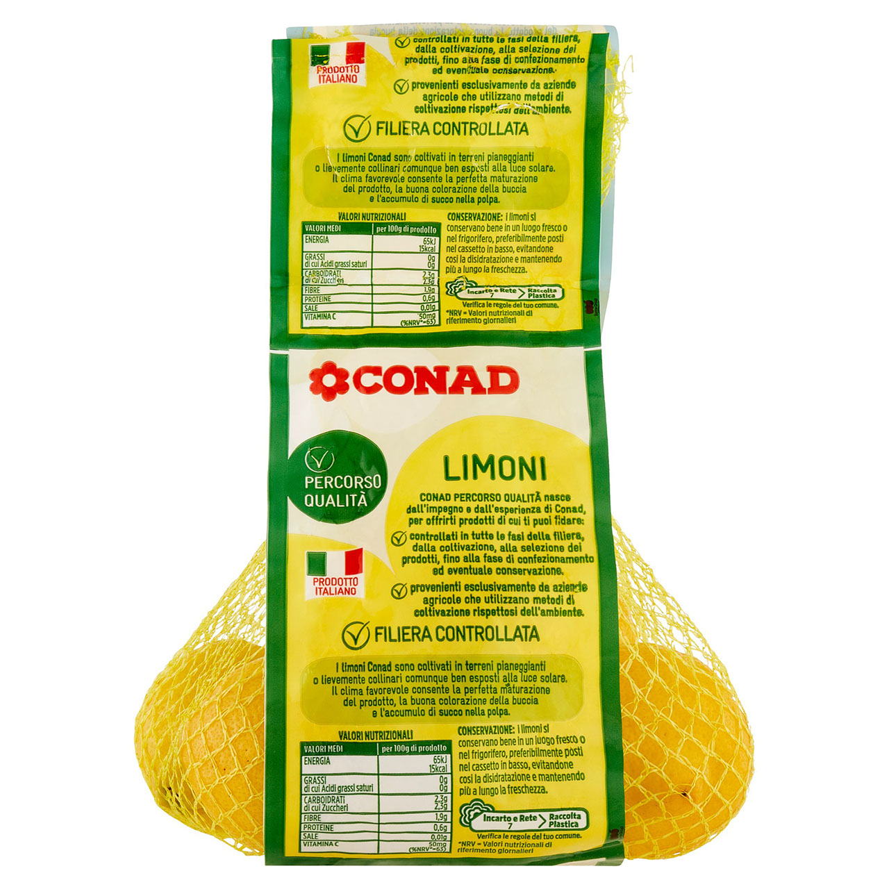 CONAD Percorso Qualità Limoni Italia Cal. 5 500 g