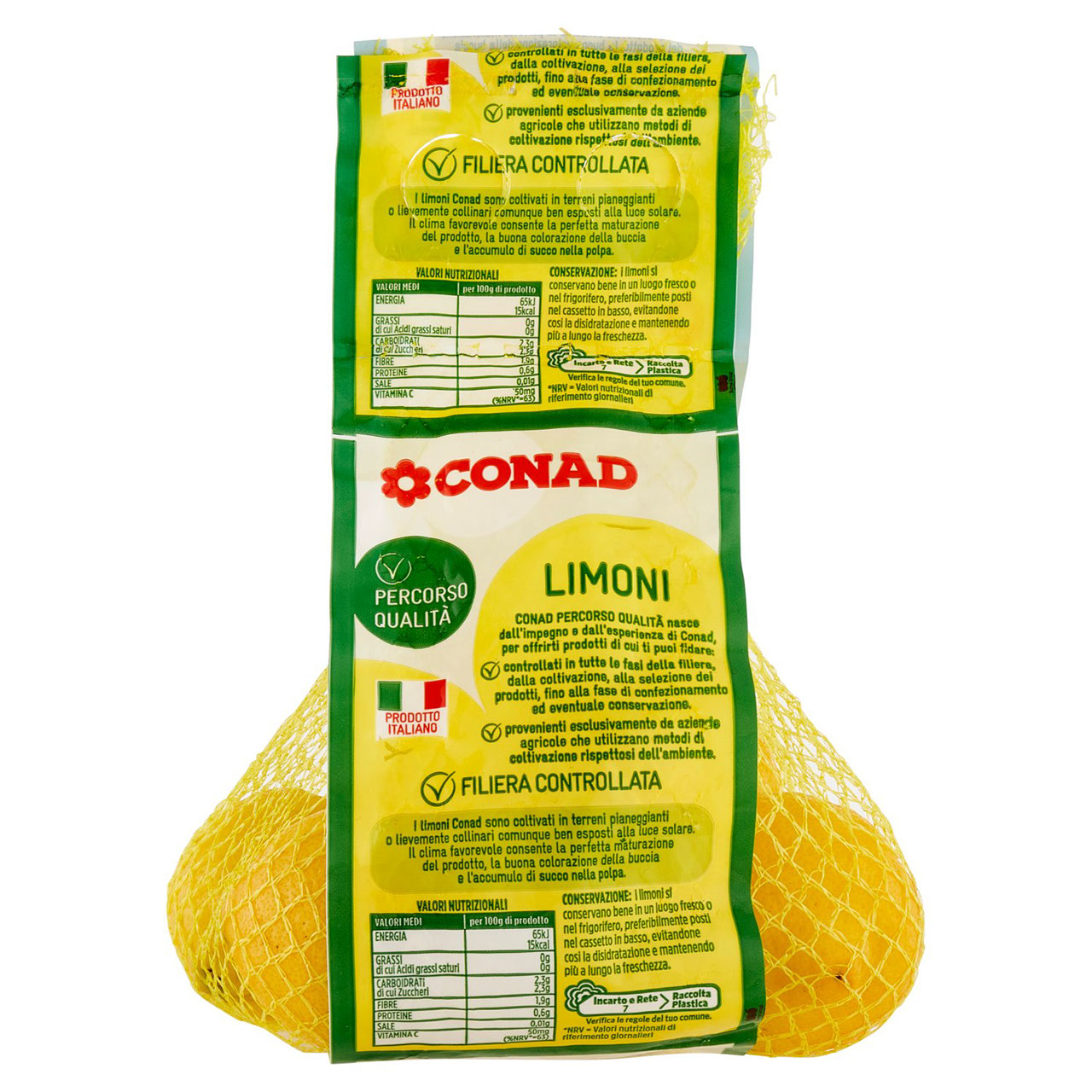 CONAD Percorso Qualità Limoni Italia Cal. 5 500 g