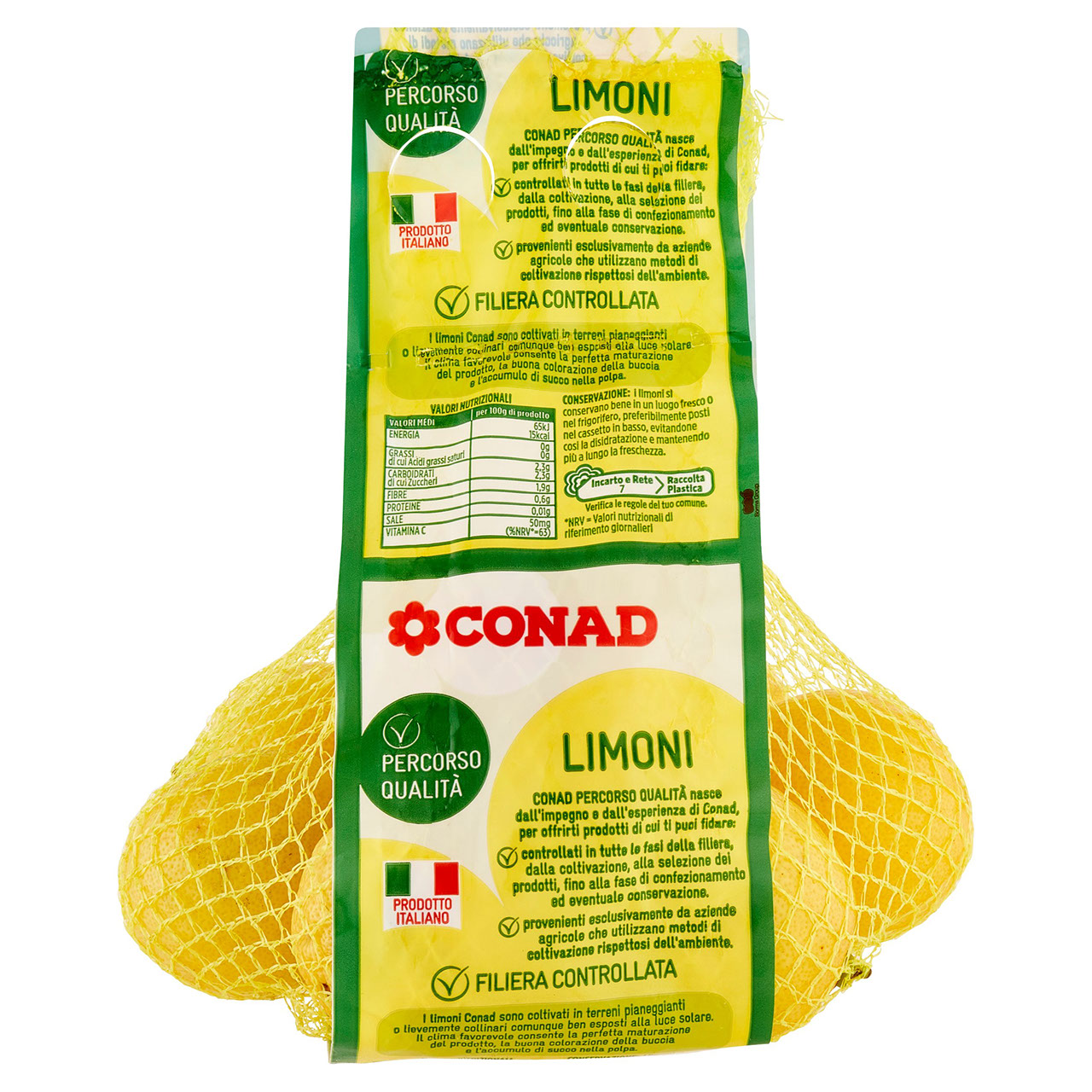 CONAD Percorso Qualità Limoni Italia Cal. 5 700 g