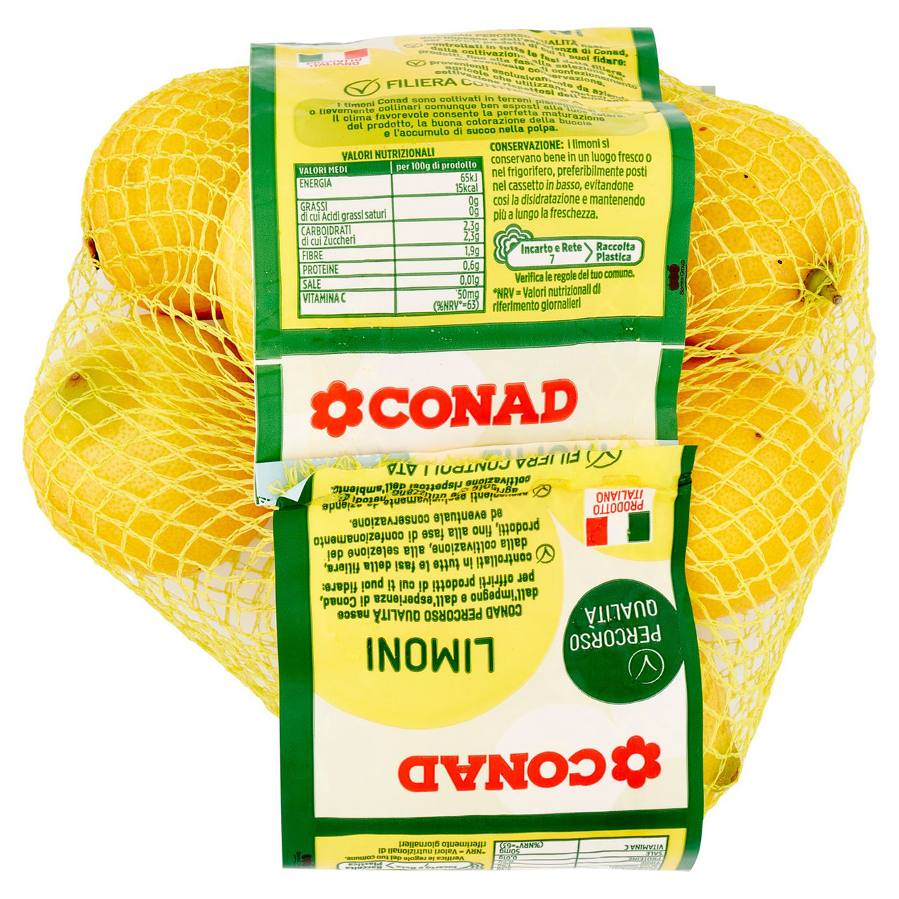 CONAD Percorso Qualità Limoni Italia Cal. 5 700 g