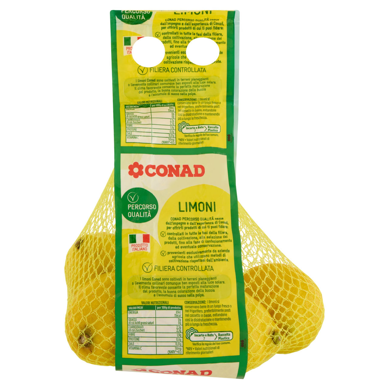CONAD Percorso Qualità Limoni Italia Sicilia Cal. 4 700 g