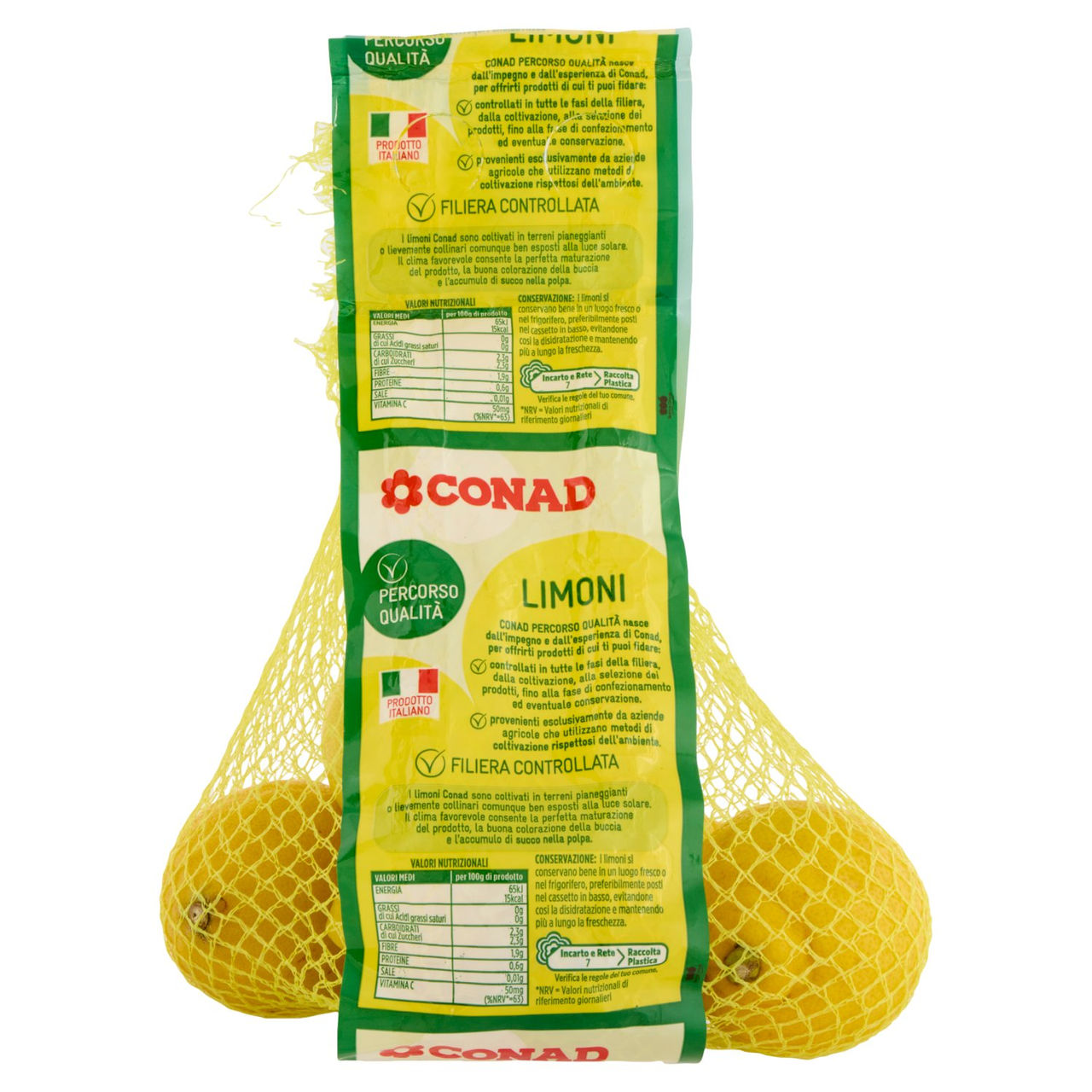 CONAD Percorso Qualità Limoni Italia Sicilia Cal. 4 700 g