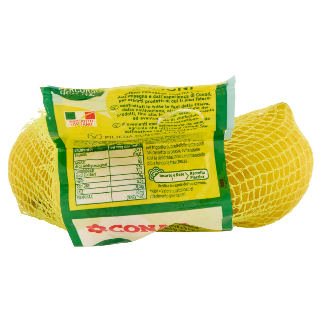CONAD Percorso Qualità Limoni Italia Sicilia Cal. 4 700 g