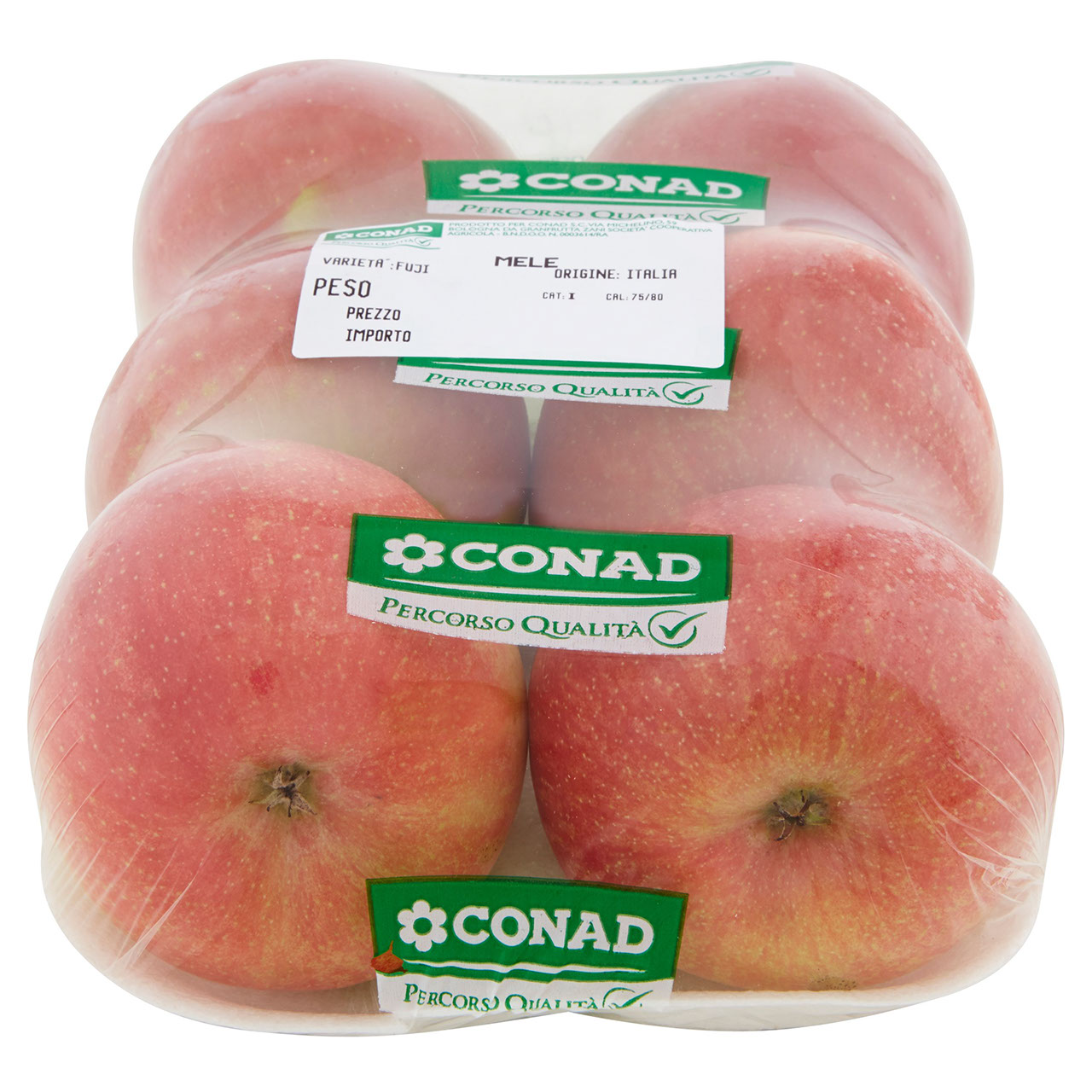 CONAD Percorso Qualità Mele Fuji Italia cal. 75/80