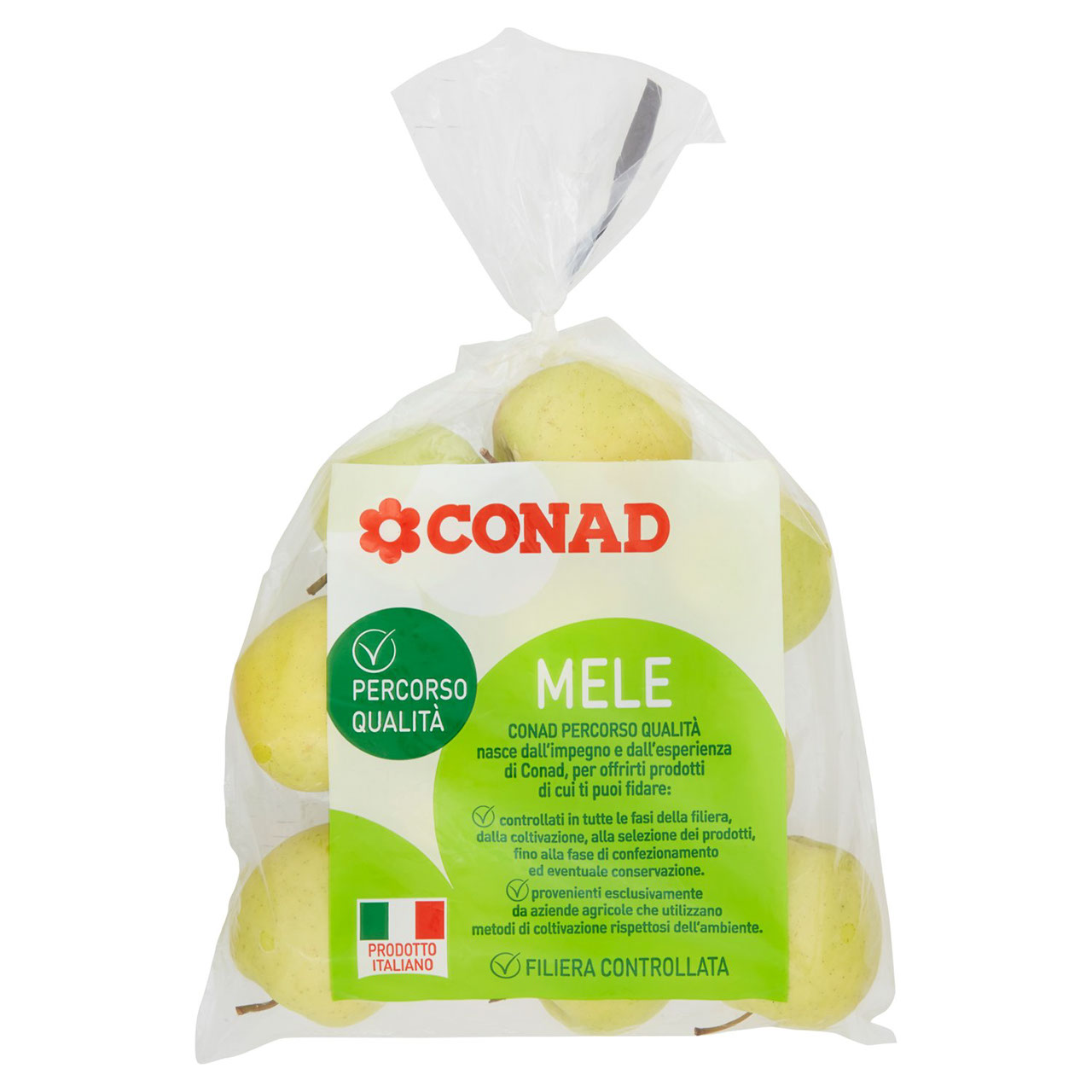 CONAD Percorso Qualità Mele Golden Delicious Italia cal. 70/75 1500 g