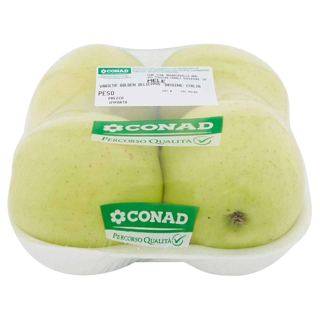 CONAD Percorso Qualità Mele Golden Delicious Italia cal. 80/85