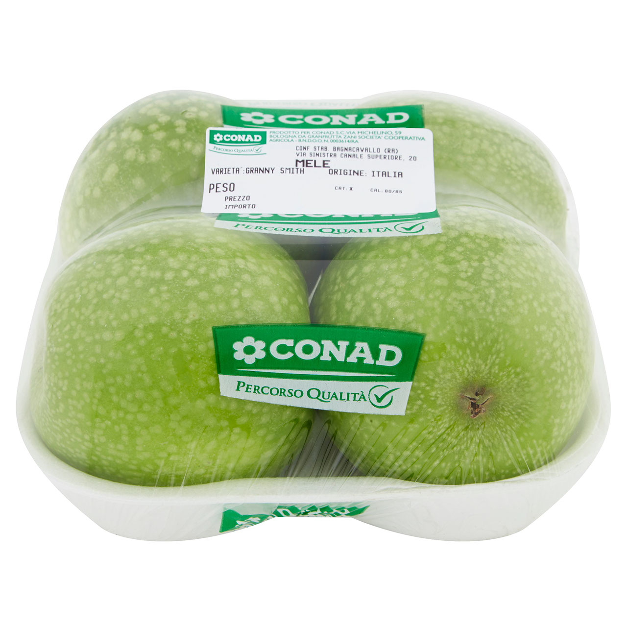 CONAD Percorso Qualità Mele Granny Smith Italia cal. 80/85