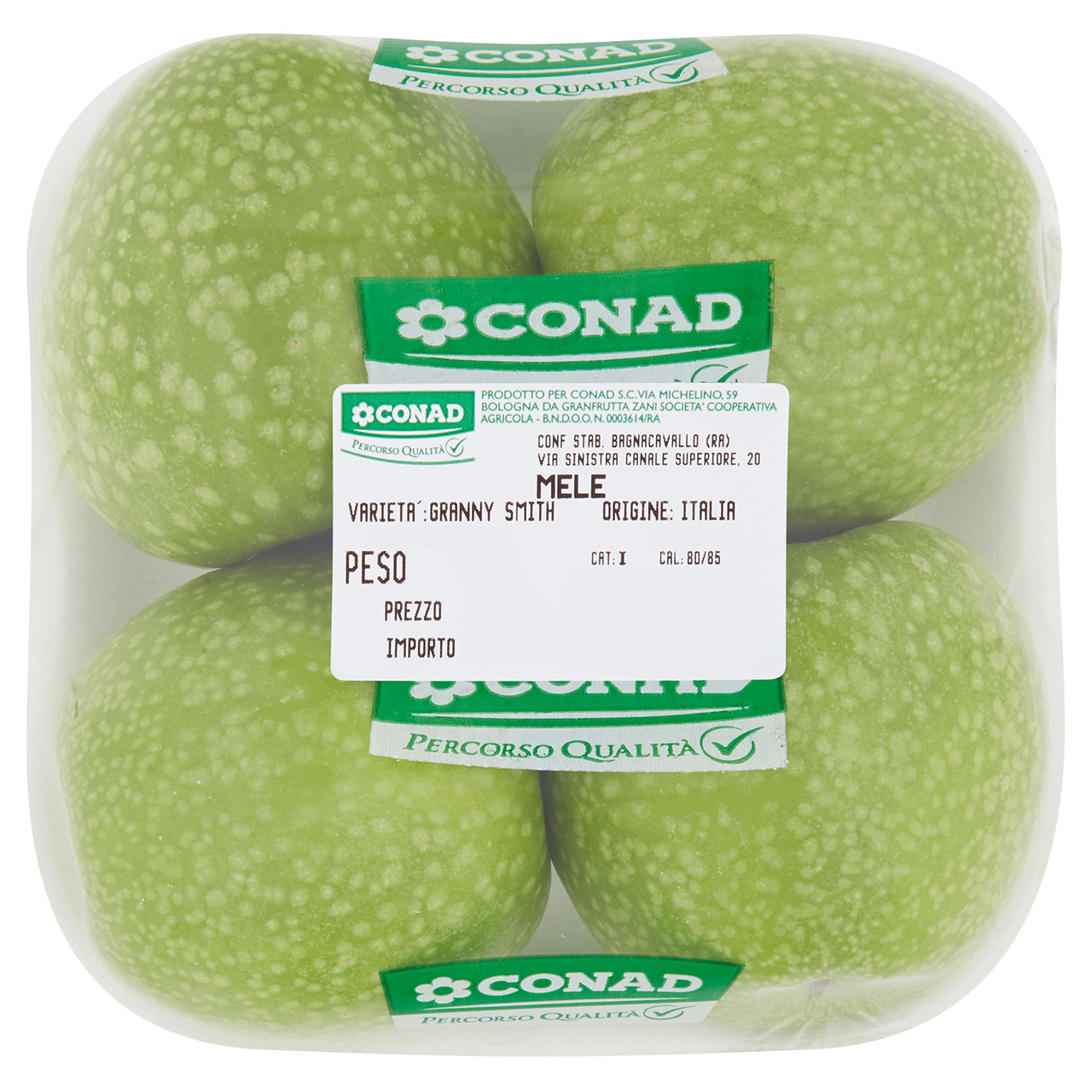 CONAD Percorso Qualità Mele Granny Smith Italia cal. 80/85