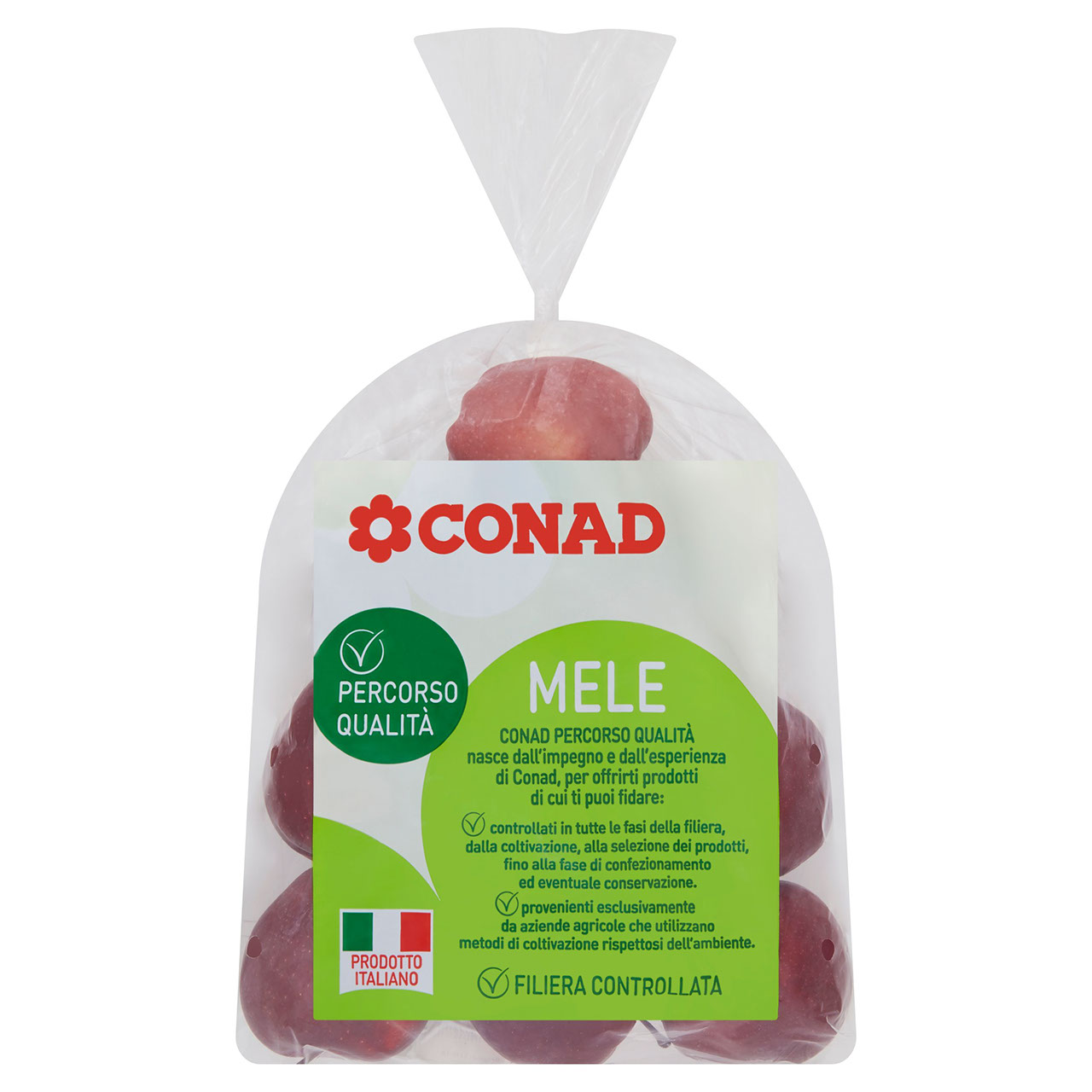 CONAD Percorso Qualità Mele Red Delicious Italia cal. 70/75 1500 g