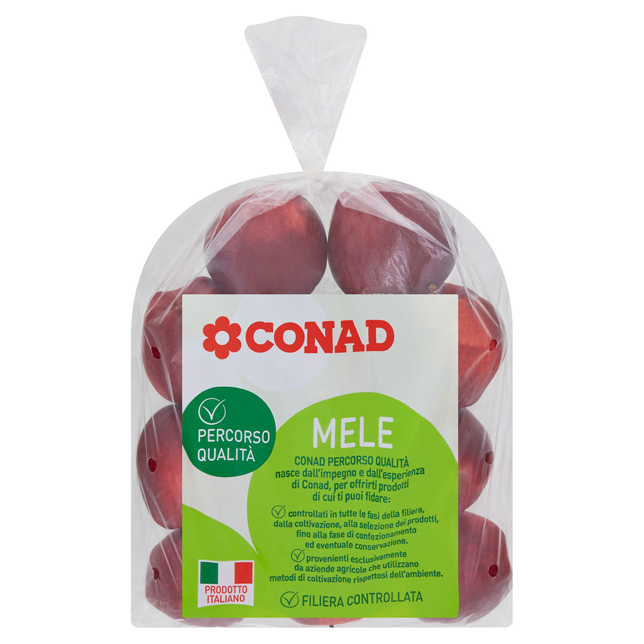 CONAD Percorso Qualità Mele Red Delicious Italia cal. 70/75 2000 g