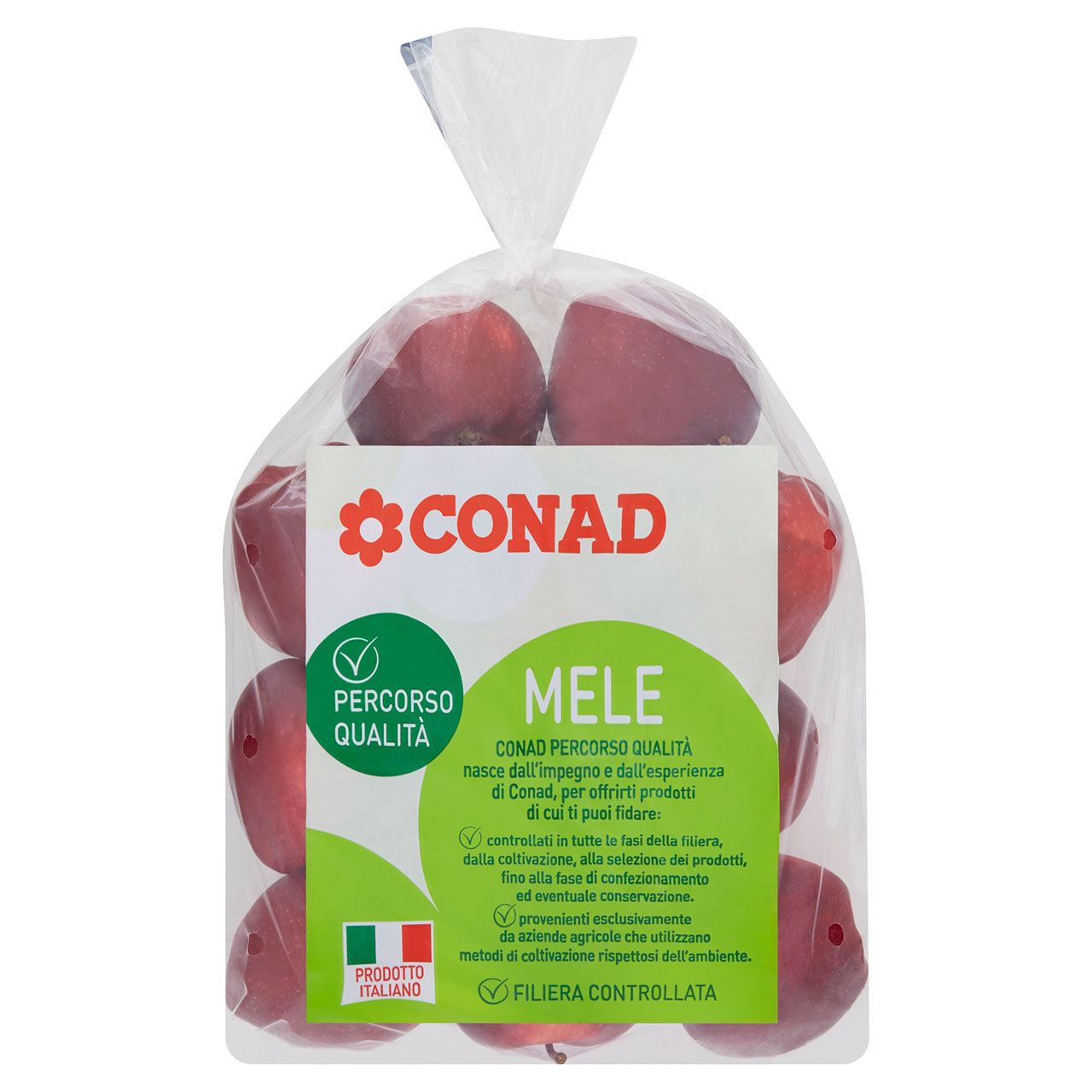 CONAD Percorso Qualità Mele Red Delicious Italia cal. 70/75 2000 g