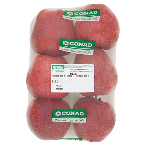 CONAD Percorso Qualità Mele Red Delicious Italia cal. 75/80