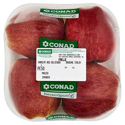 CONAD Percorso Qualità Mele Red Delicious Italia cal. 80/85