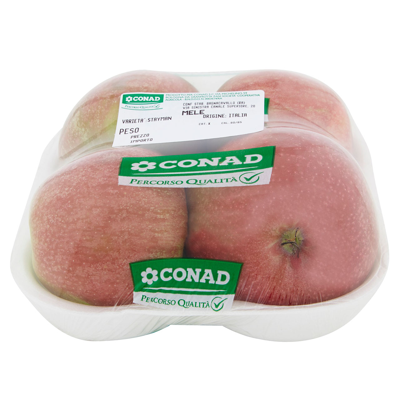 CONAD Percorso Qualità Mele Stayman Italia cal. 80/85