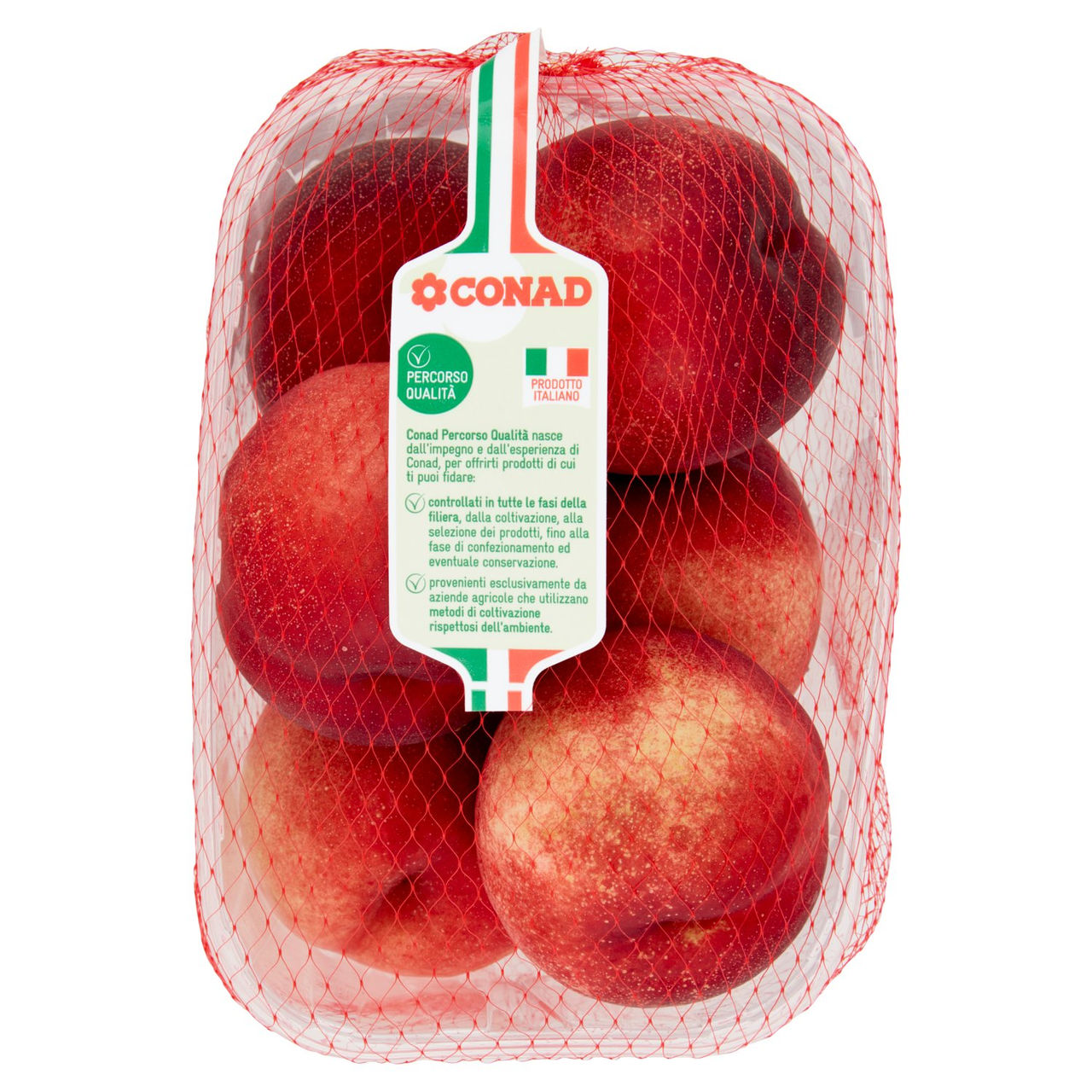 CONAD Percorso Qualità Nettarine Bianche Romagna Red Italia Cal. A 1000 g