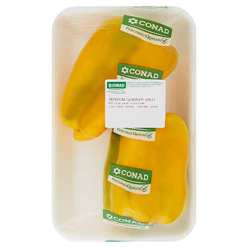 CONAD Percorso Qualità Peperoni Quadrati Gialli Italia cal. 70/90