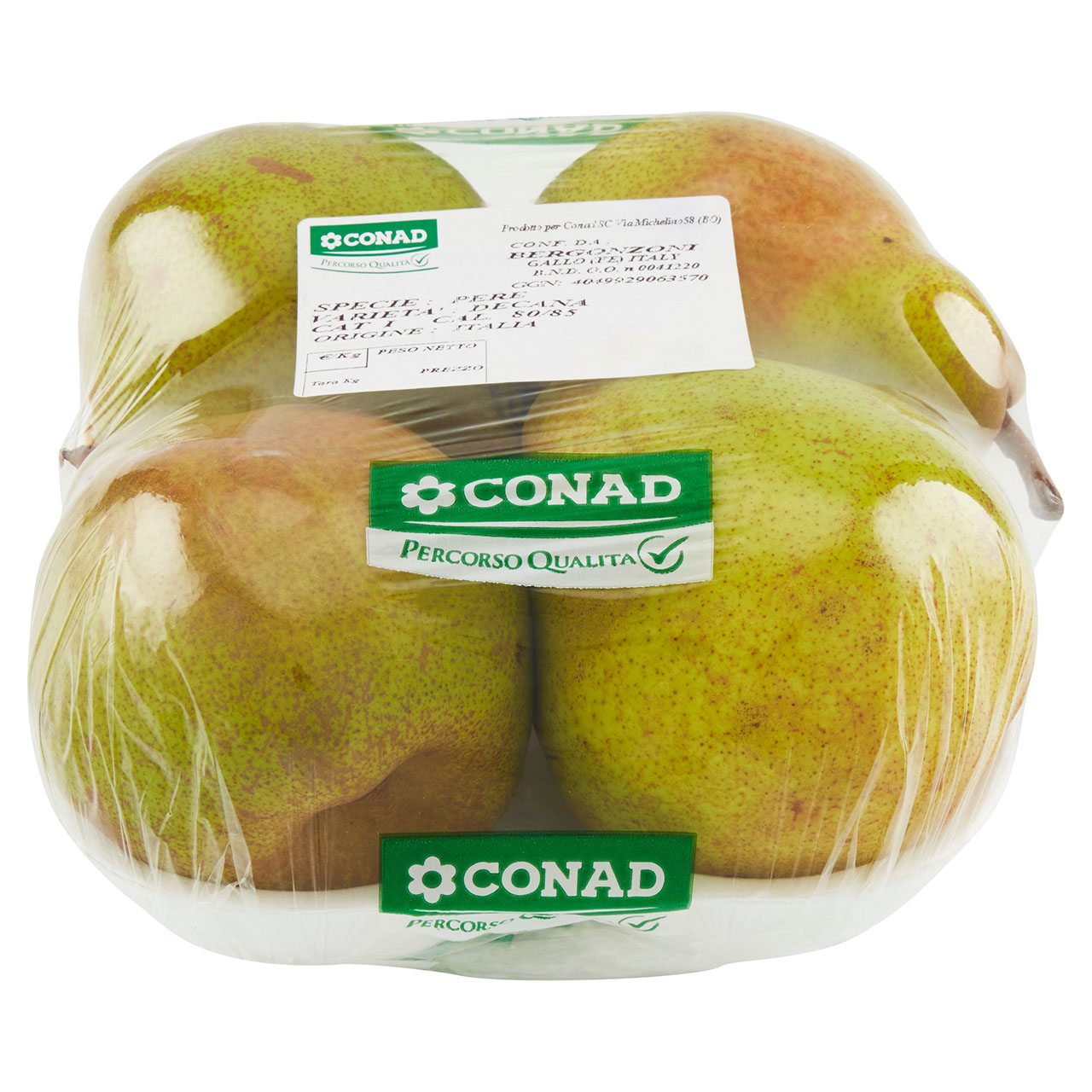 CONAD Percorso Qualità Pere Decana Italia cal. 80/85