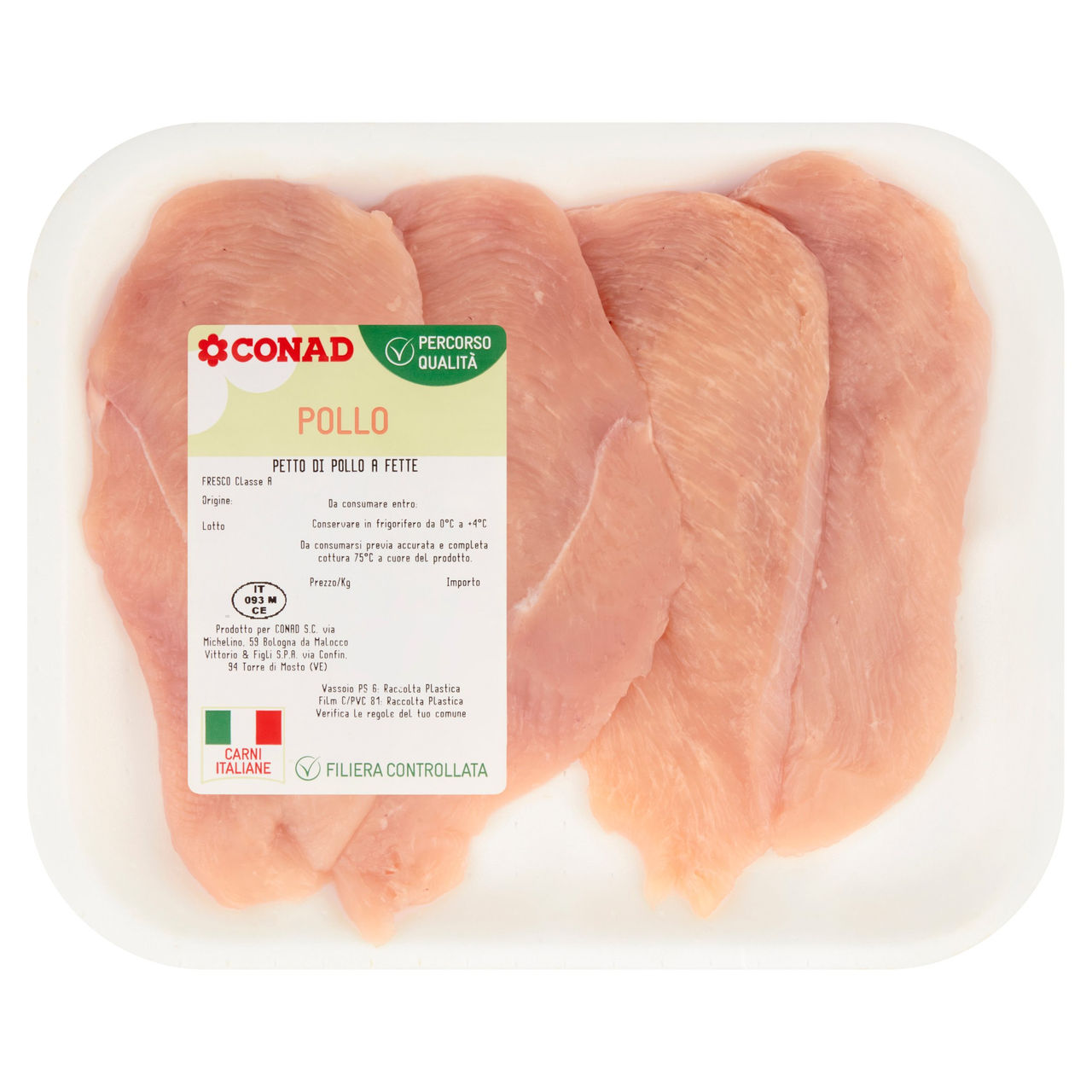 CONAD Percorso Qualità Petto di Pollo a Fette