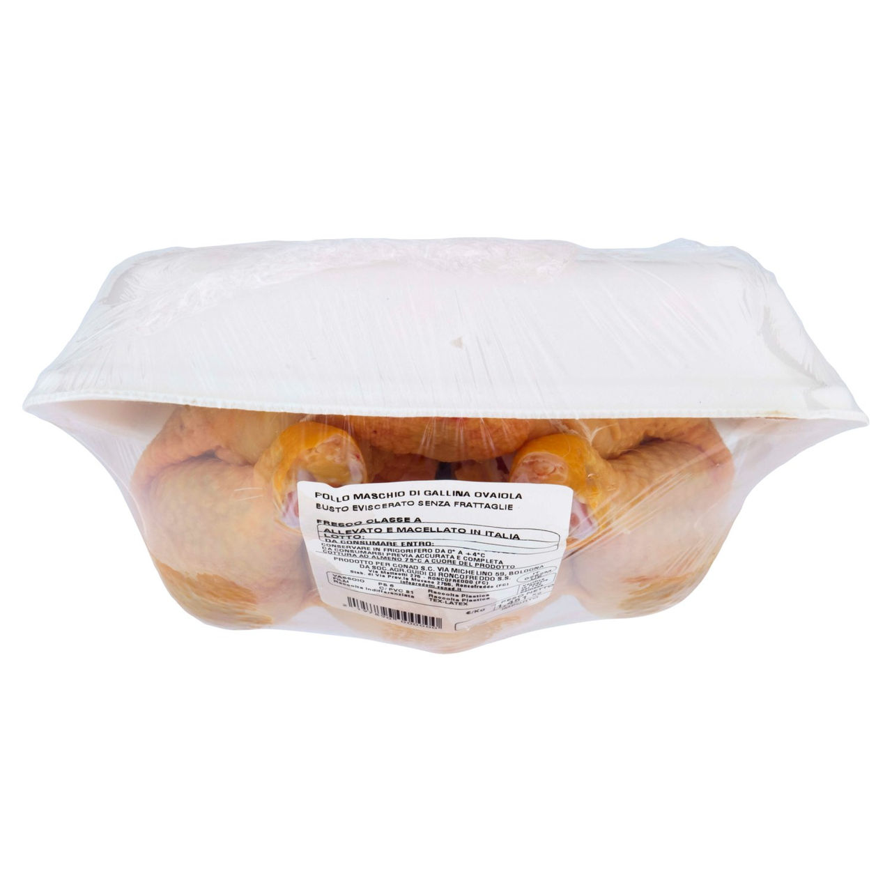 CONAD Percorso Qualità Pollo Golden Allevato Senza Uso Antibiotici* Pollo Maschio Busto Eviscerato