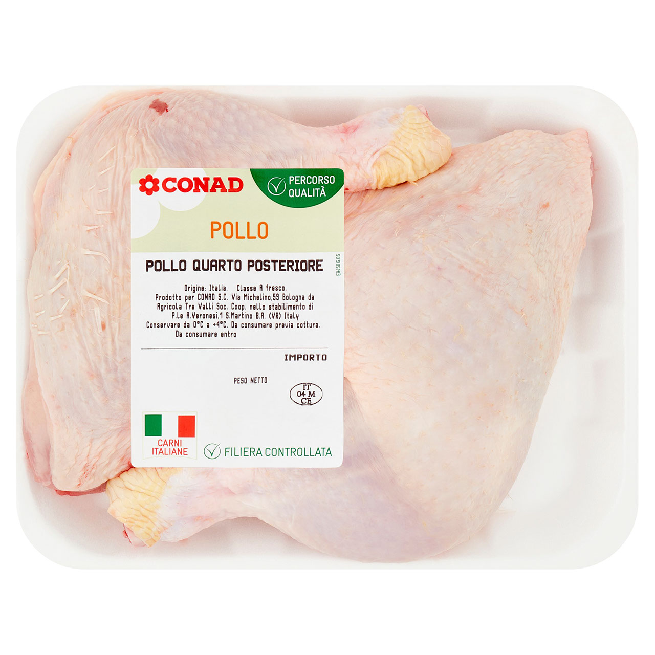 CONAD Percorso Qualità Pollo Quarto Posteriore