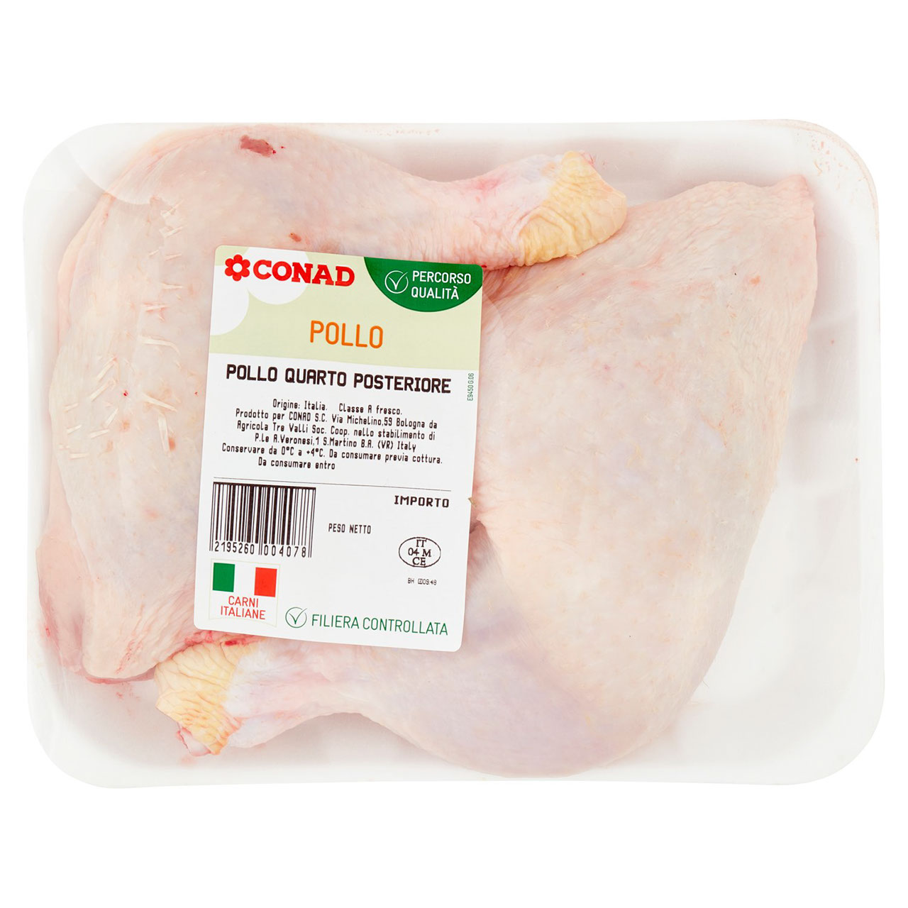 CONAD Percorso Qualità Pollo Quarto Posteriore
