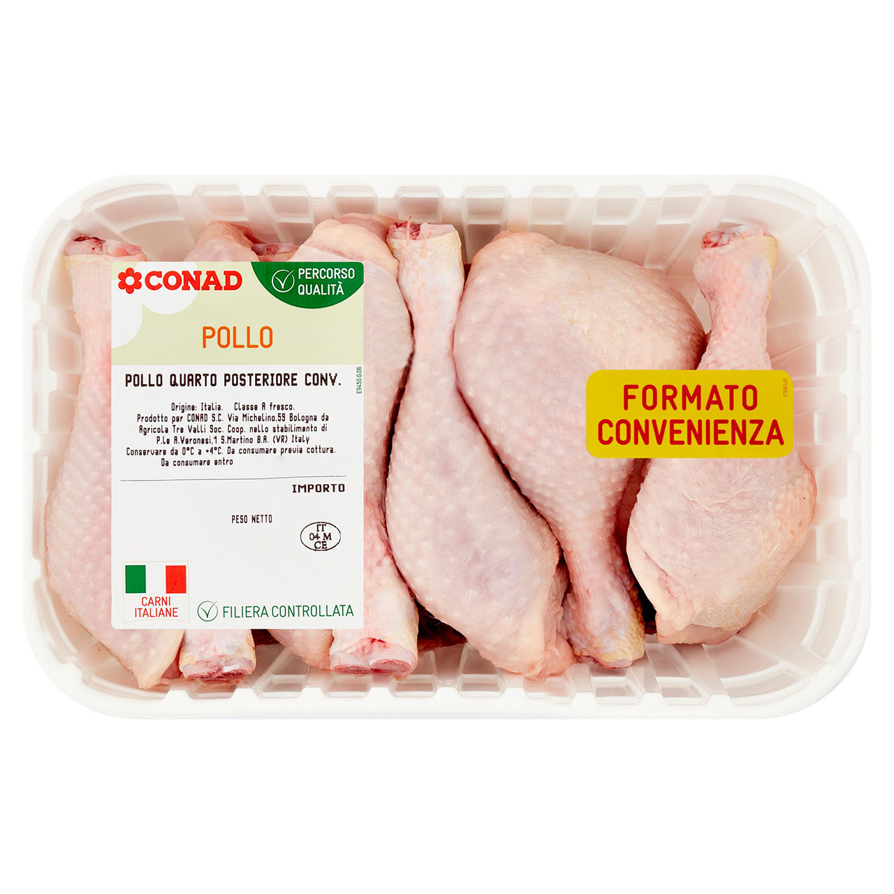 CONAD Percorso Qualità Pollo Quarto Posteriore Conv.