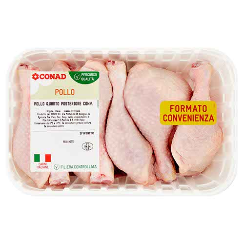 CONAD Percorso Qualità Pollo Quarto Posteriore Conv.