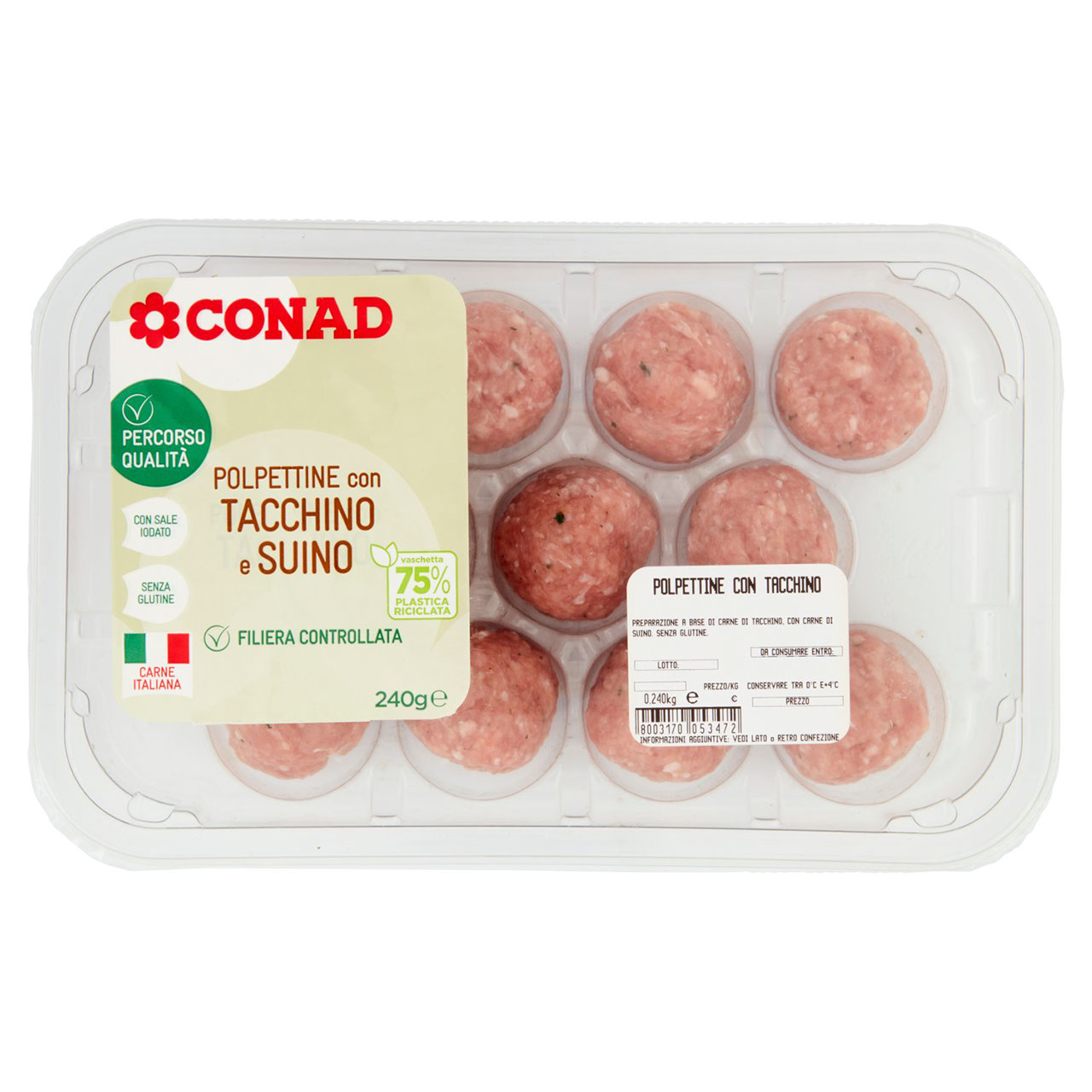 Polpettine con Tacchino Conad in vendita online