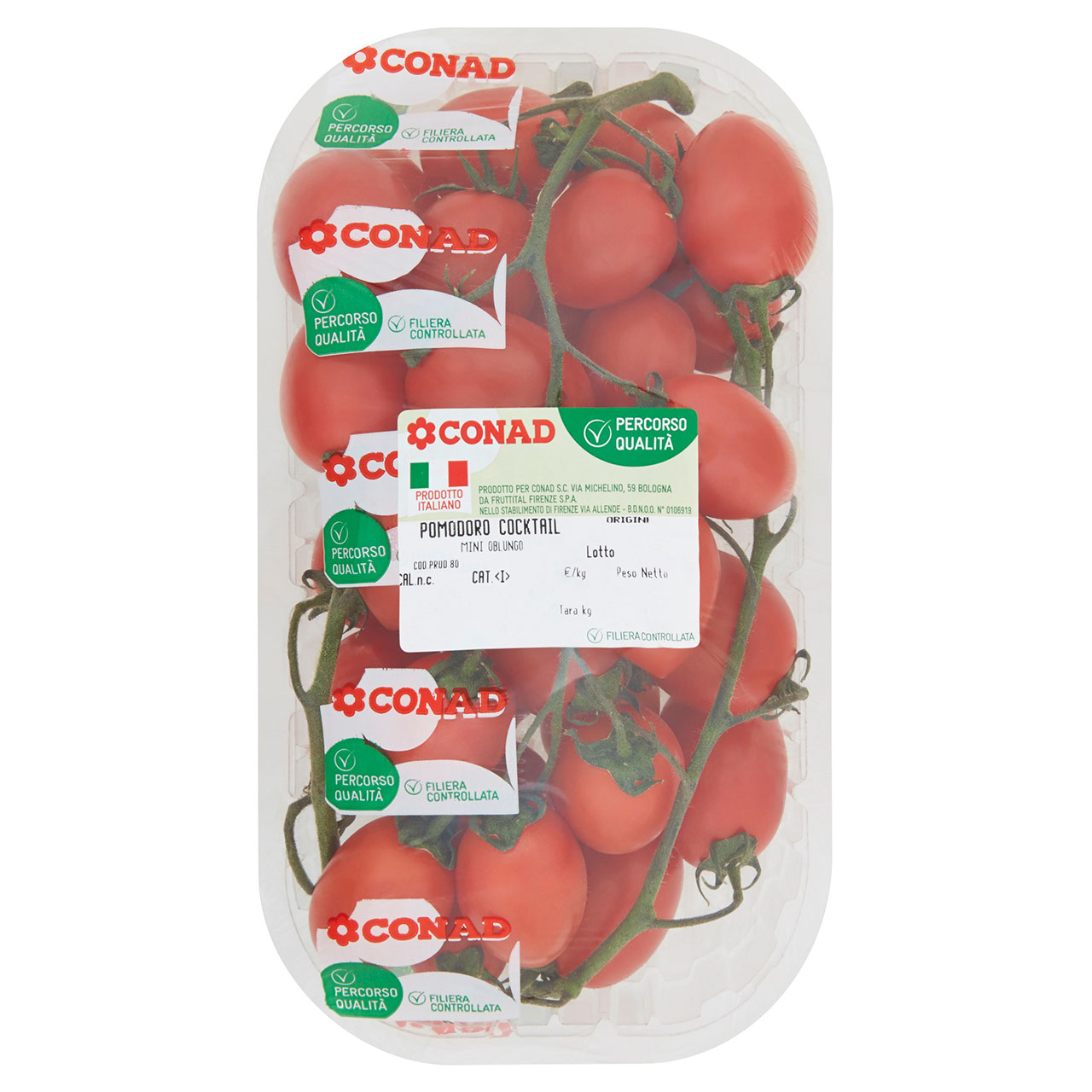 CONAD Percorso Qualità Pomodoro Cocktail Mini Oblungo Italia cal. n.c.