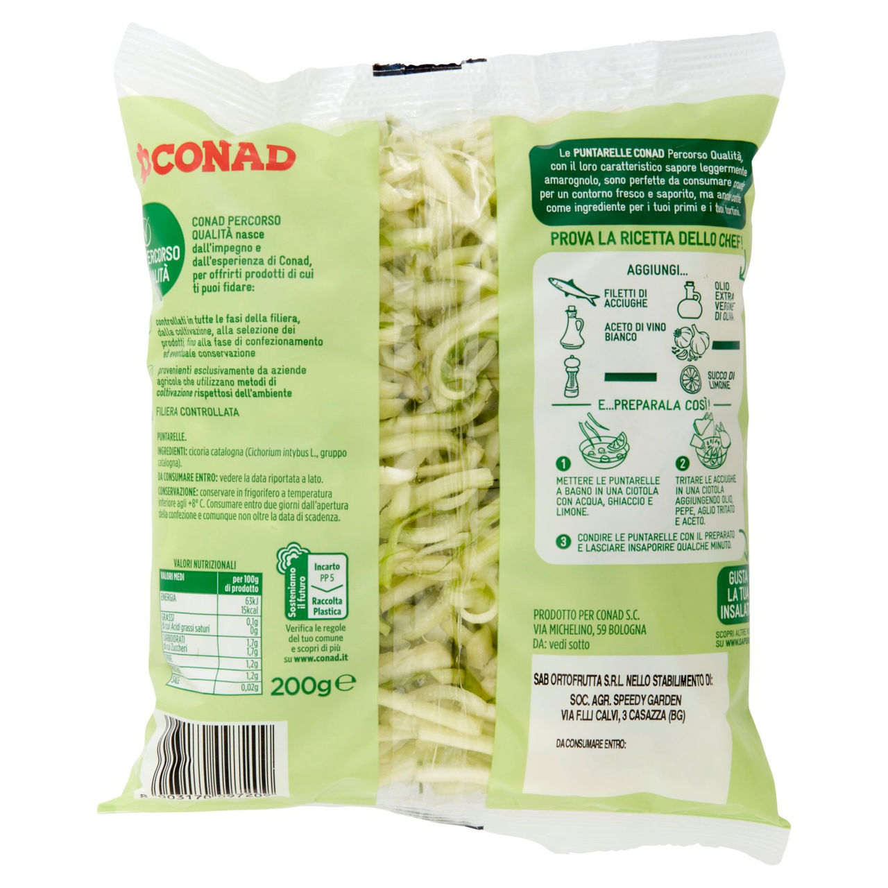 CONAD Percorso Qualità Puntarelle 200 g