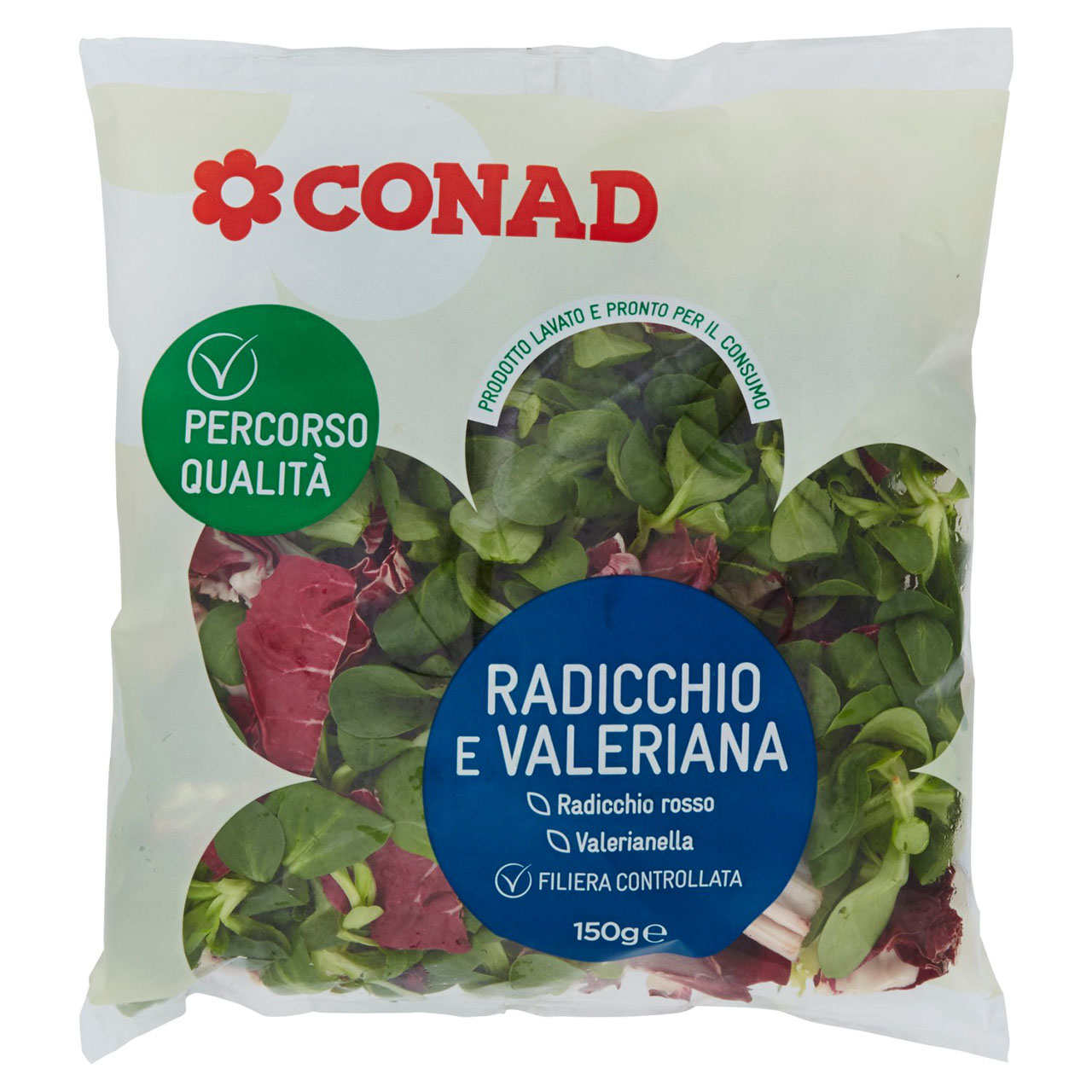 Misto di Radicchio e Valeriana 150 g Conad online
