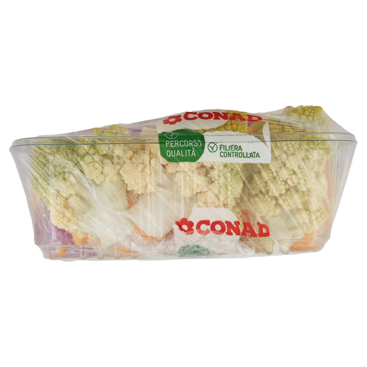 CONAD Percorso Qualità Rosette di Cavoli Misti bianco, viola, arancione e romanesco Italia 400 g