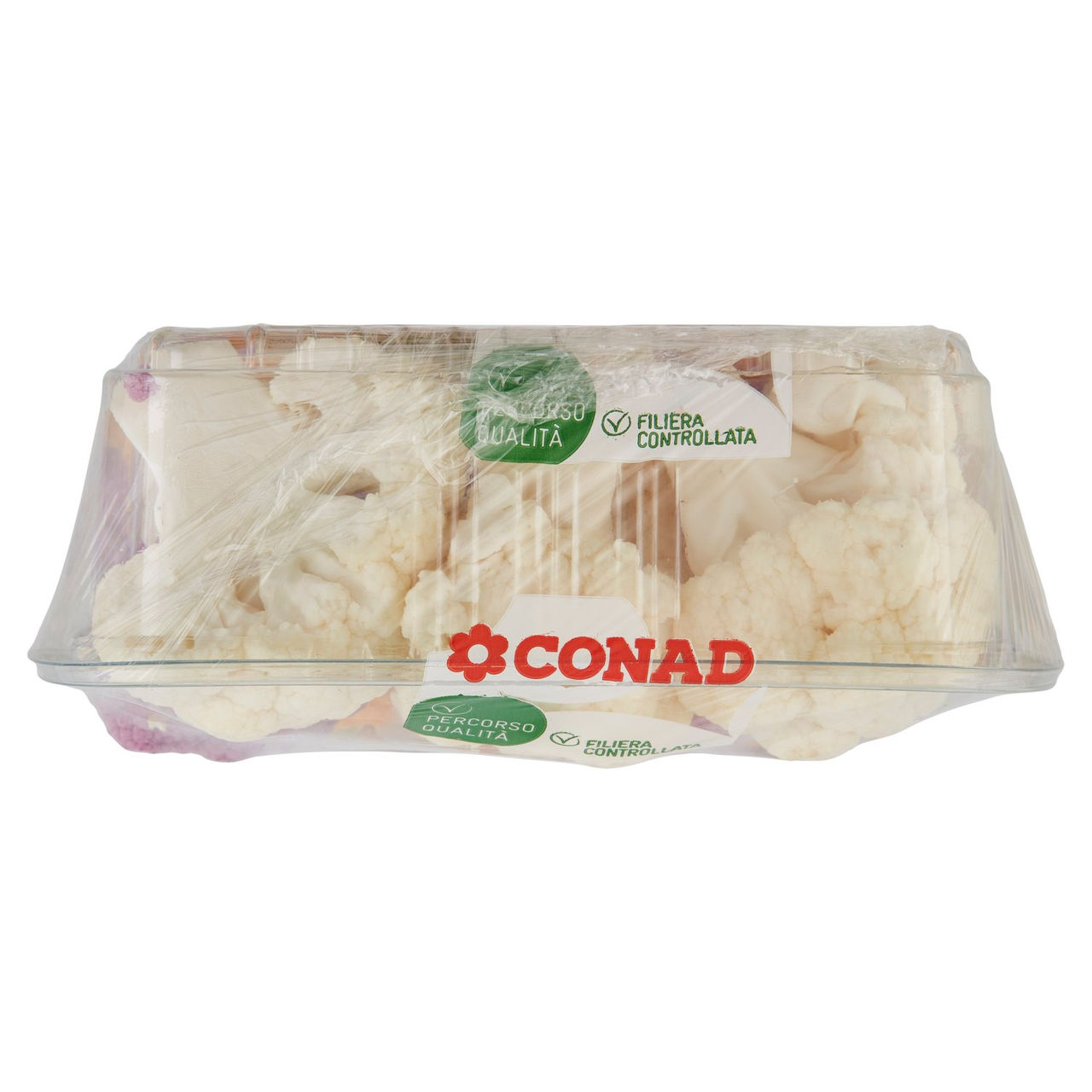 CONAD Percorso Qualità Rosette di Cavoli Misti bianco, viola, arancione e verde Italia 400 g