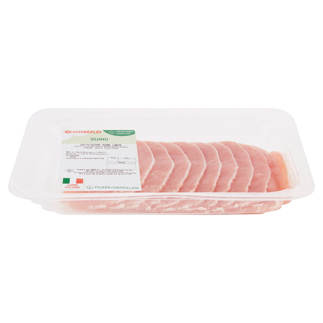 CONAD Percorso Qualità Sottilissima Suino Lonza