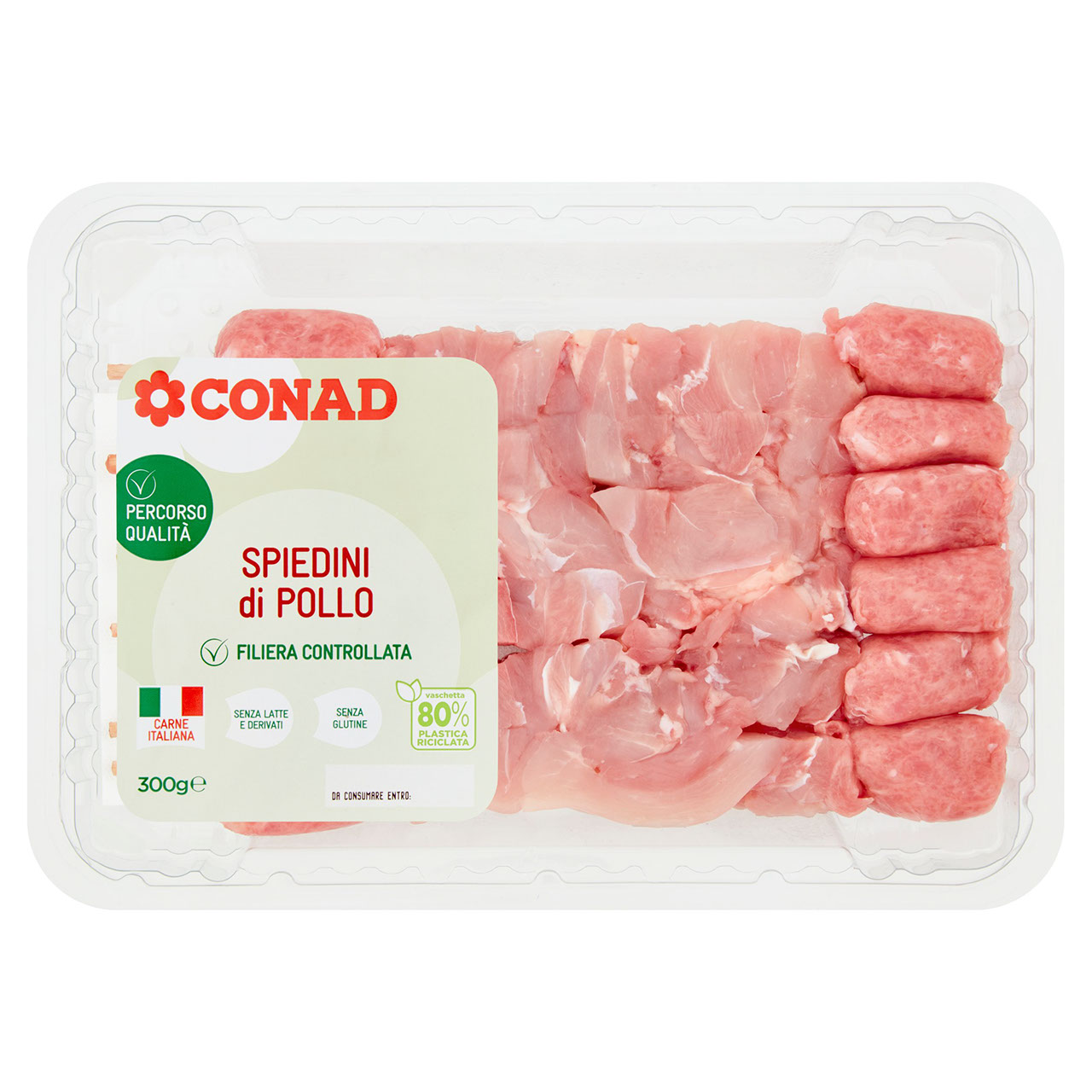 CONAD Percorso Qualità Spiedini di Pollo 300 g