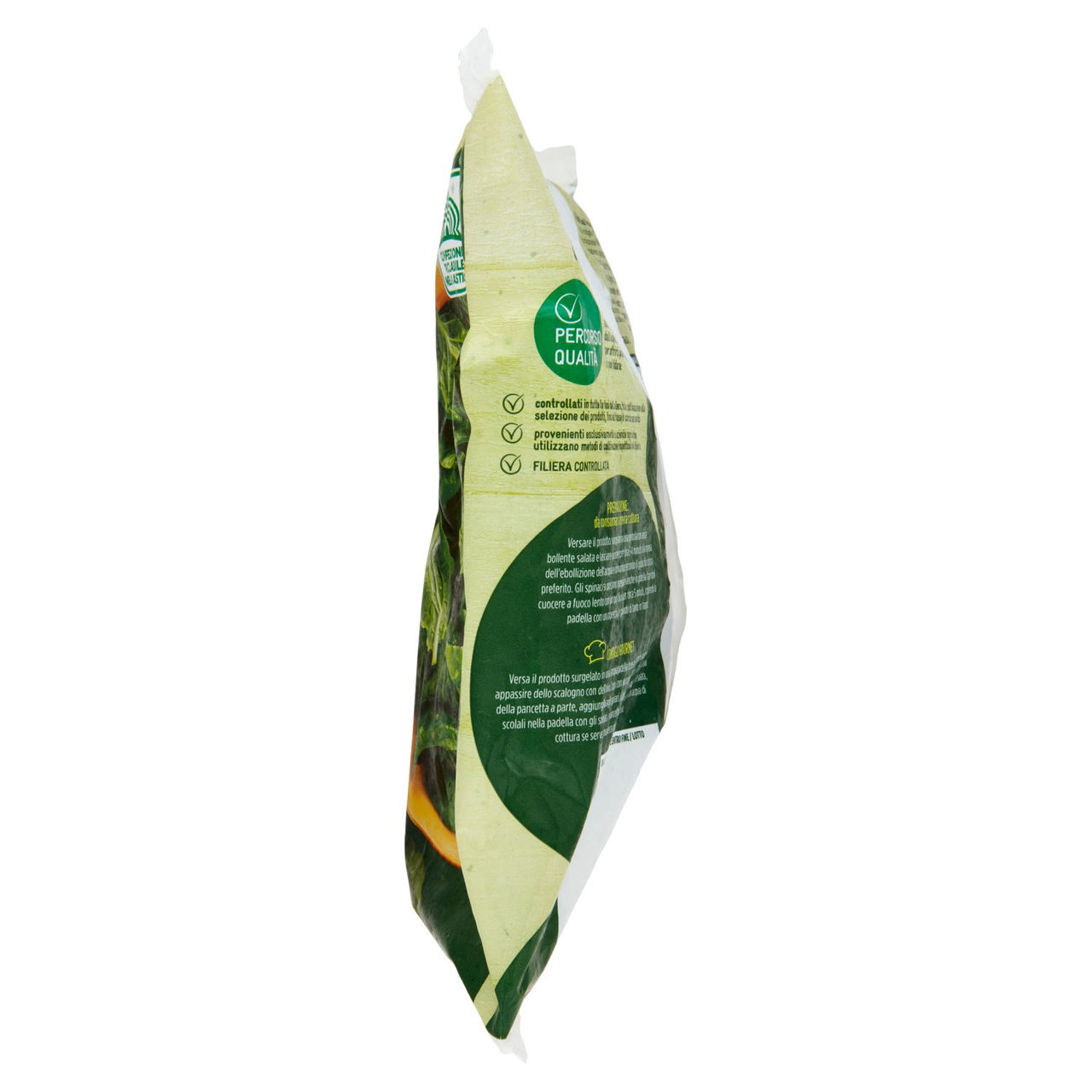 CONAD Percorso Qualità Spinaci in Soffici Foglie Surgelati 600 g