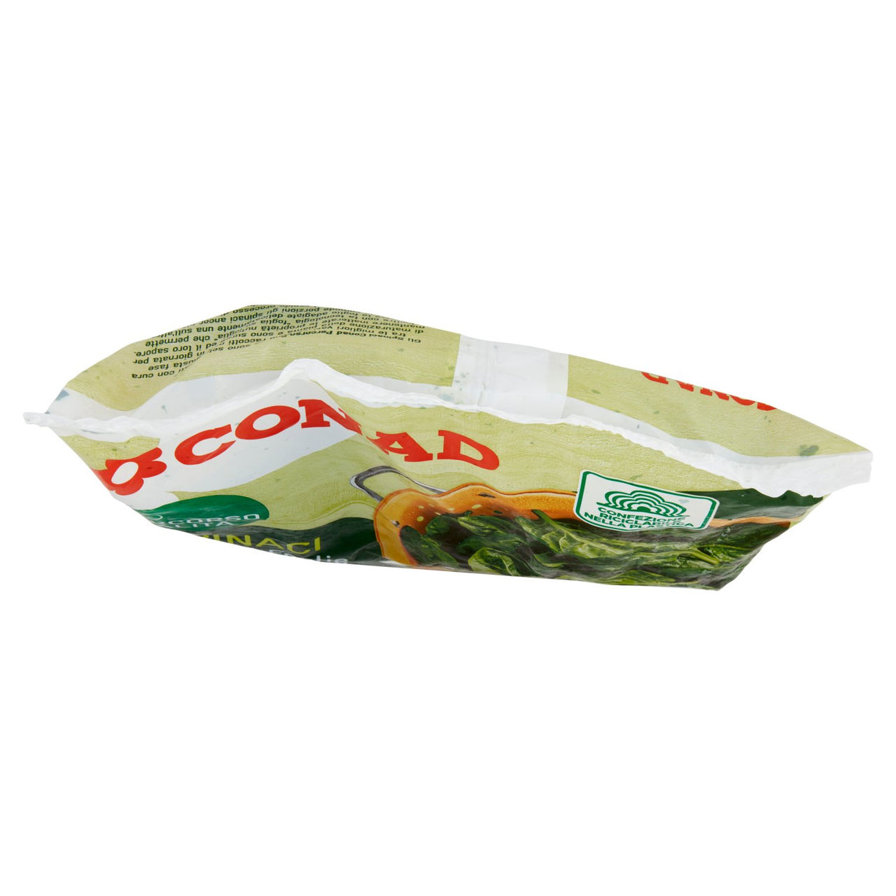 CONAD Percorso Qualità Spinaci in Soffici Foglie Surgelati 600 g