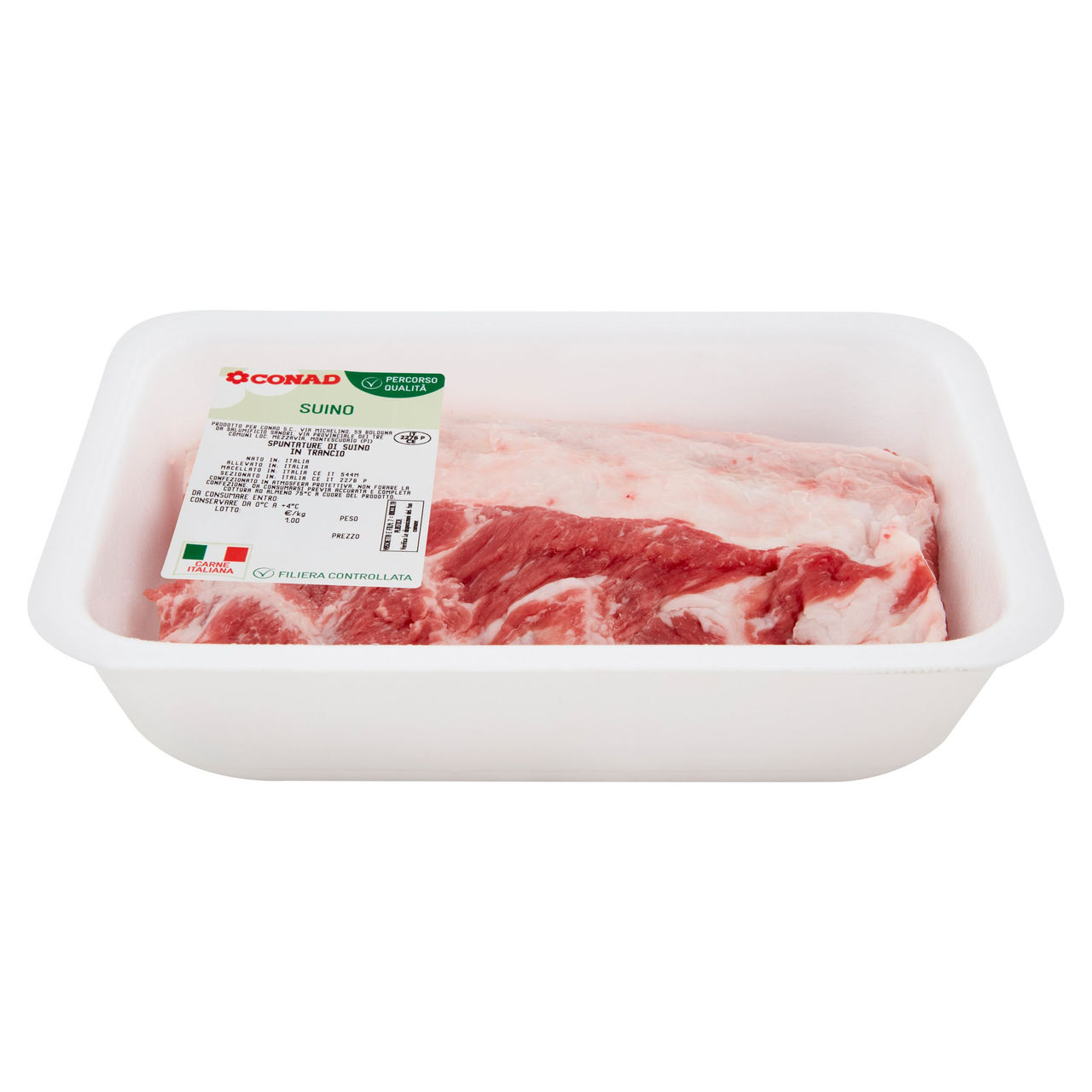 CONAD Percorso Qualità Spuntature di Suino in Trancio