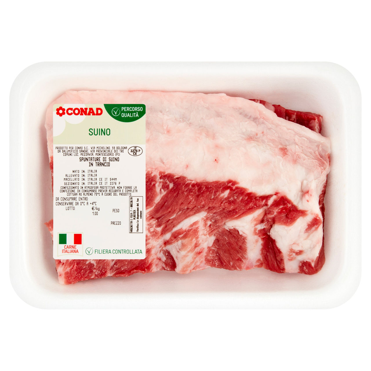 CONAD Percorso Qualità Spuntature di Suino in Trancio