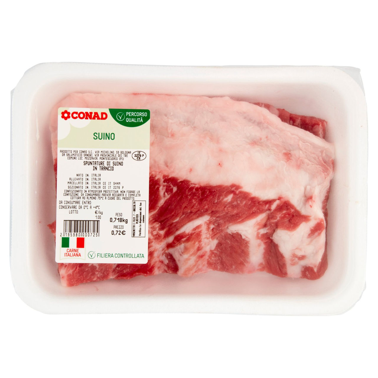 CONAD Percorso Qualità Spuntature di Suino in Trancio