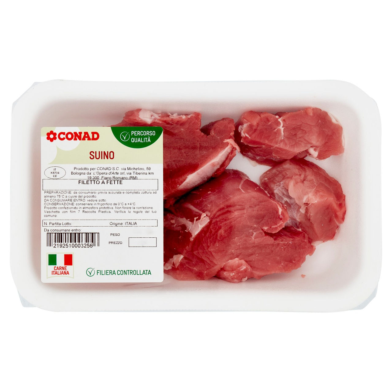 CONAD Percorso Qualità Suino Filetto a Fette