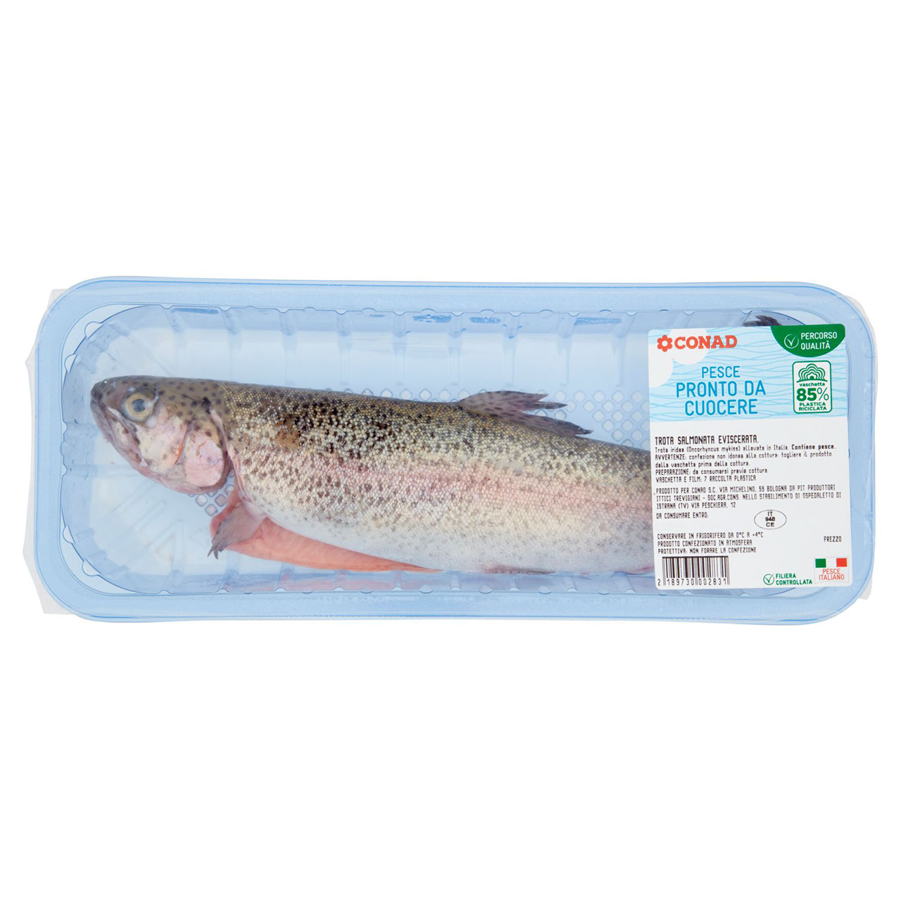 CONAD Percorso Qualità Trota Salmonata Eviscerata