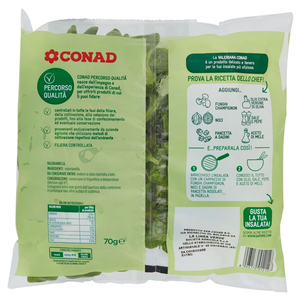 Valeriana 70 g Percorso Qualità Conad